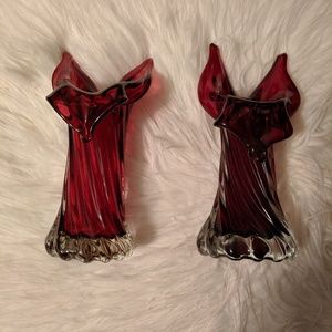 Candle holders.